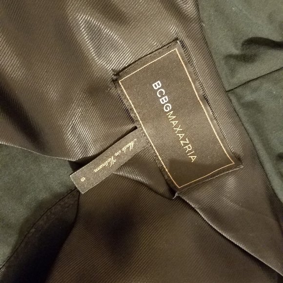 BCBG Max Azria black wrap tie-front blazer size S - Picture 8 of 8